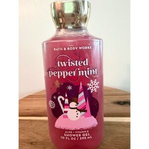 Bath and Body Works Twisted Peppermint 10 fl oz Shower Gel Sealed New